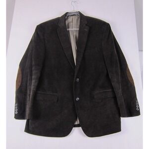 Chaps Blazer Mens Brown 44R Corduroy Elbow Patch Sport Coat Jacket Classic